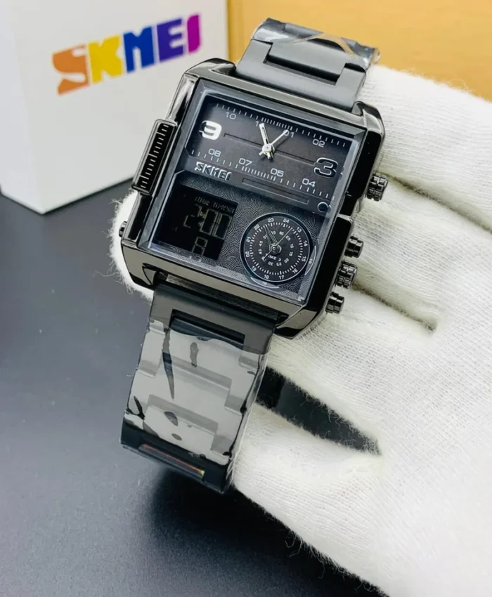 Skemi Triple Time Watch AW-017 - Anas Watches